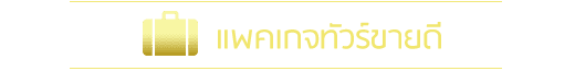 แพคเกจทัวร์ขายดี